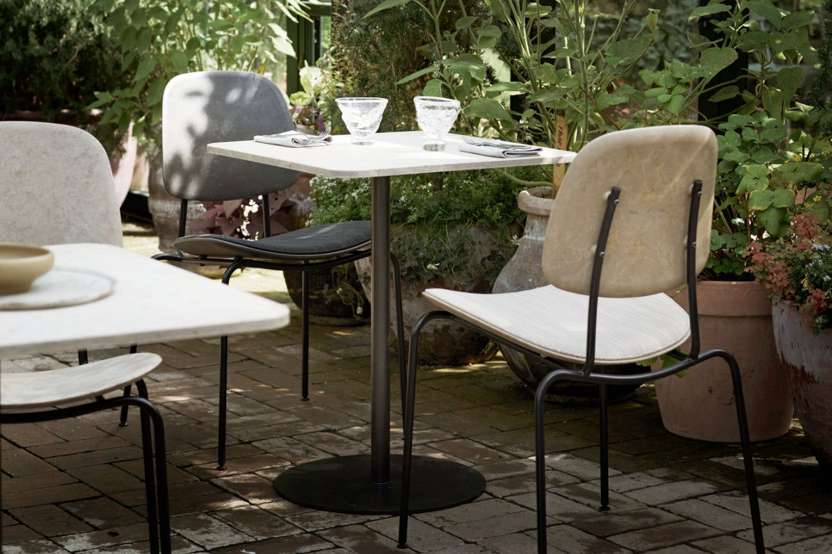 Mater Café Table in lifestyle shot